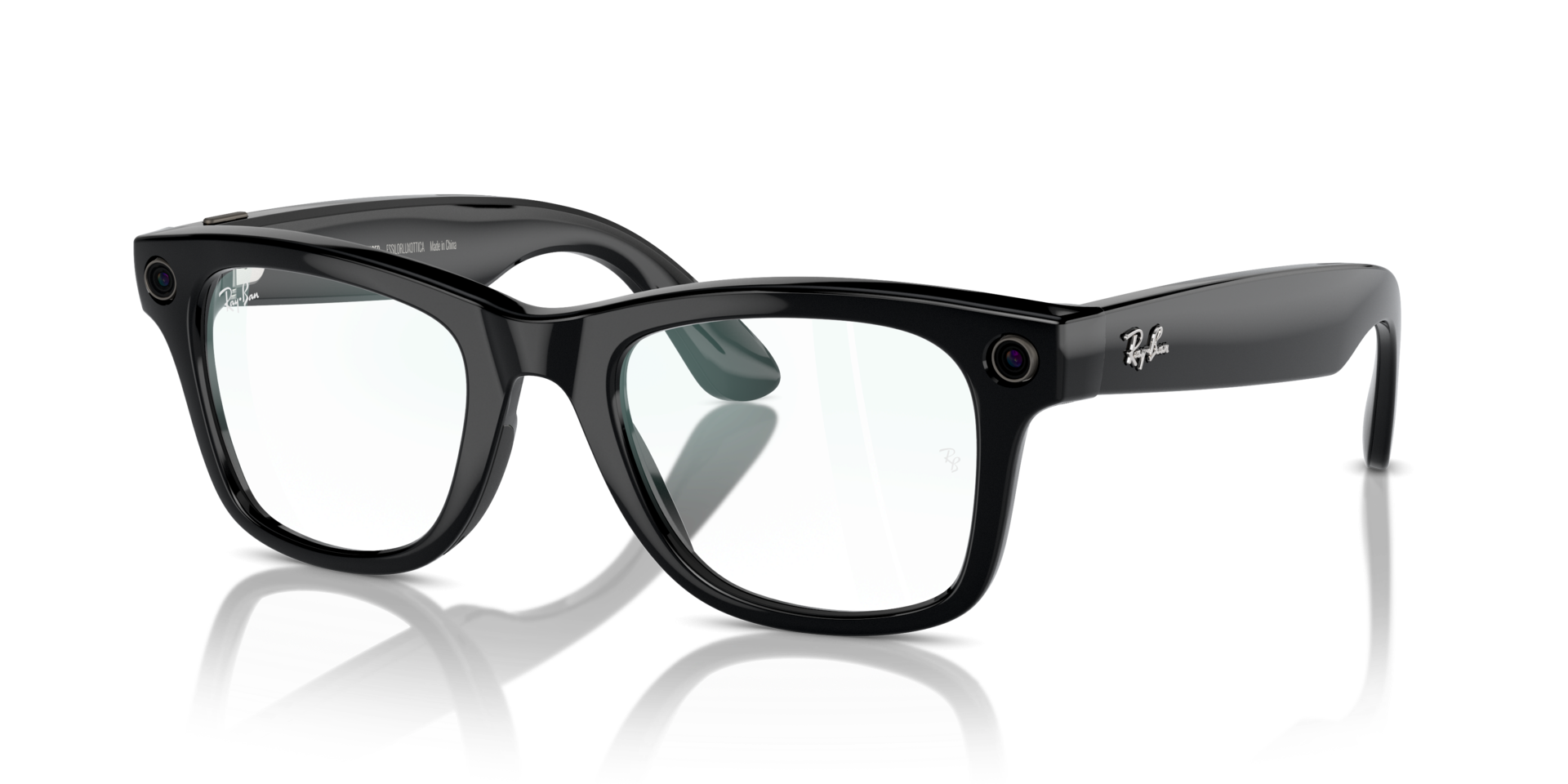 Ray-Ban | Meta Wayfarer Large Shiny Black - Premium Meta Wayfarer from Ray-Ban - Just Rs. 29900! Shop now at Laxmi Opticians