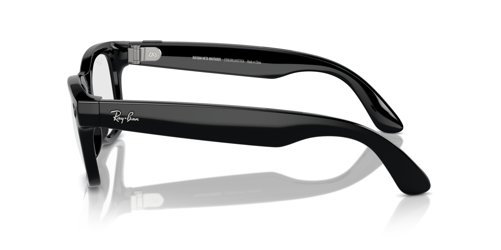 Ray-Ban | Meta Wayfarer Large Shiny Black - Premium Meta Wayfarer from Ray-Ban - Just Rs. 29900! Shop now at Laxmi Opticians