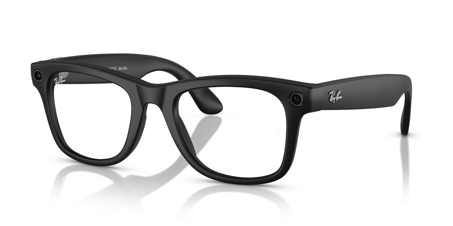 Ray-Ban | Meta Wayfarer Large Matte Black - Premium Meta Wayfarer from Ray-Ban - Just Rs. 35700! Shop now at Laxmi Opticians
