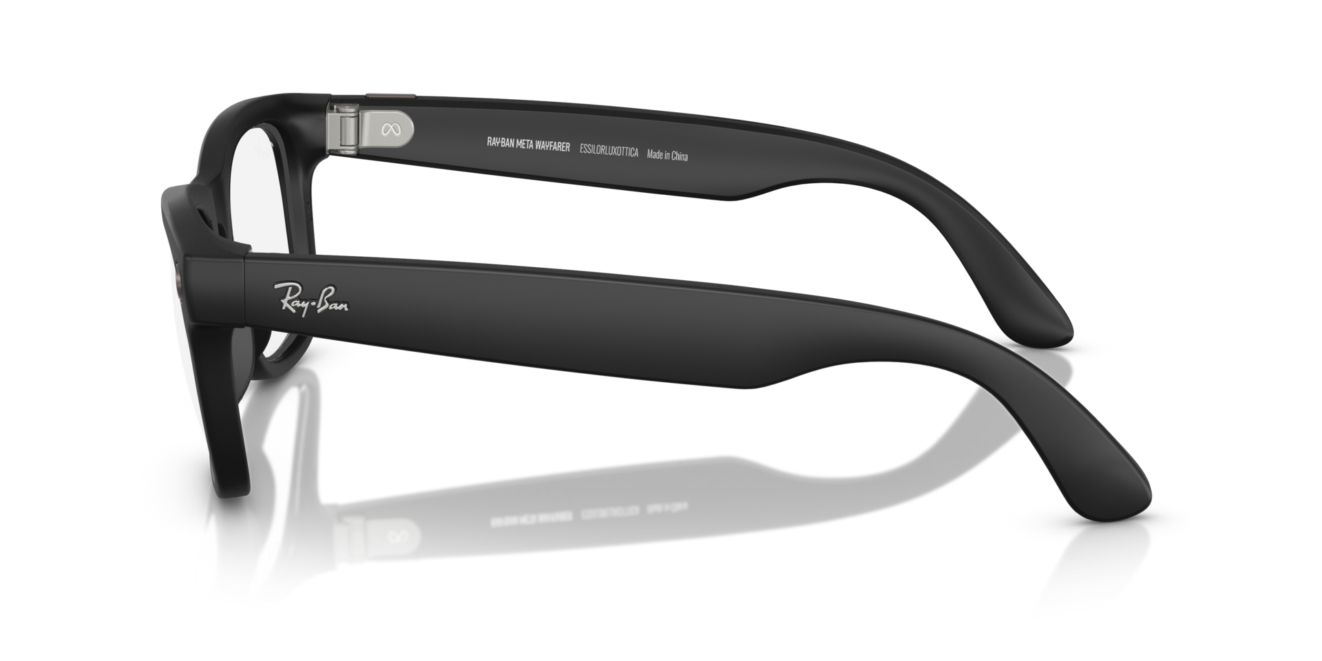 Ray-Ban | Meta Wayfarer Large Matte Black - Premium Meta Wayfarer from Ray-Ban - Just Rs. 35700! Shop now at Laxmi Opticians