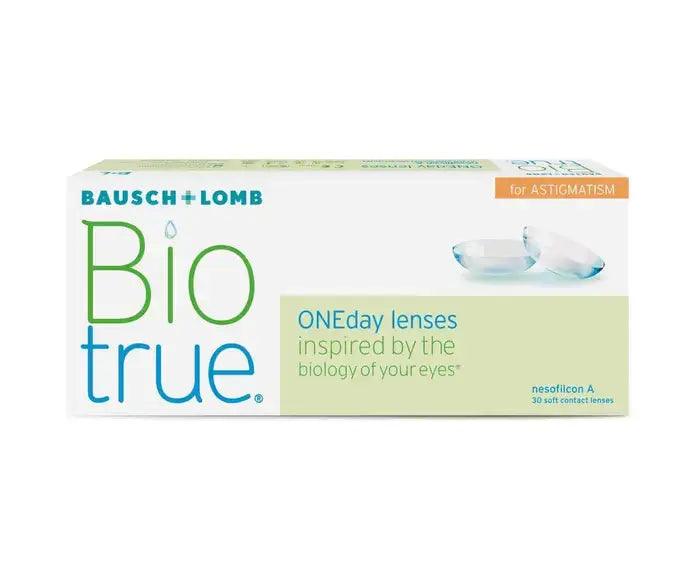 Bausch & Lomb BioTrue ONE day for Astigmatism Contact Lenses - Premium Daily Contact lenses from Bausch & Lomb - Just Rs. 2750! Shop now at Laxmi Opticians