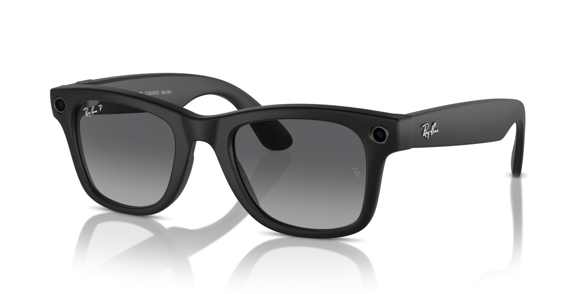 Ray-Ban | Meta Wayfarer Large Matte Black - Premium Meta Wayfarer from Ray-Ban - Just Rs. 32100! Shop now at Laxmi Opticians