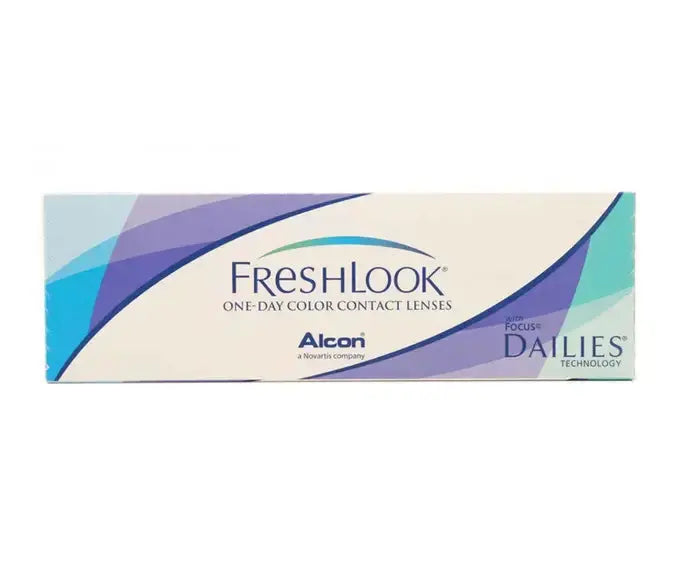 Alcon FreshLook One-Day Color Contact Lenses
FreshLook One-Day are daily cosmetic contact lenses by Alcon. They feature the 3-in-1 color technology to blend naturally with the color of eye, offering a subtle yDaily Contact lenses
